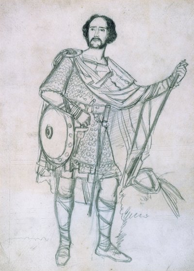 An Actor by John Everett Millais